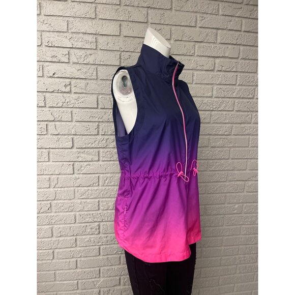 NWT Xersion Women Spink Ombre Zip Front Vest Size M - Picture 5 of 10